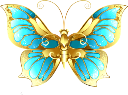 Mariposa de Oro 14K