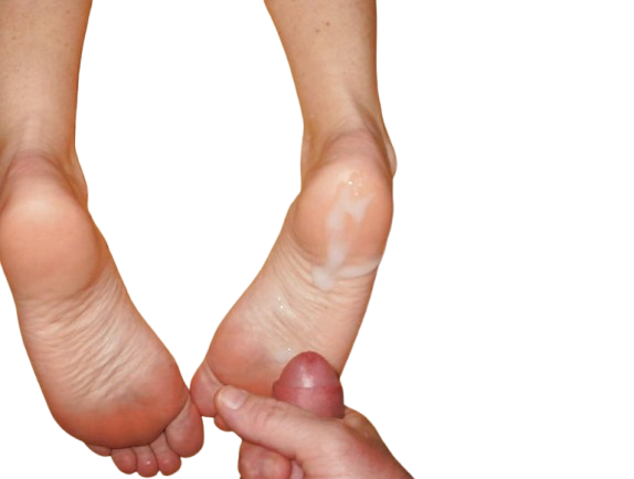 Pies con semen