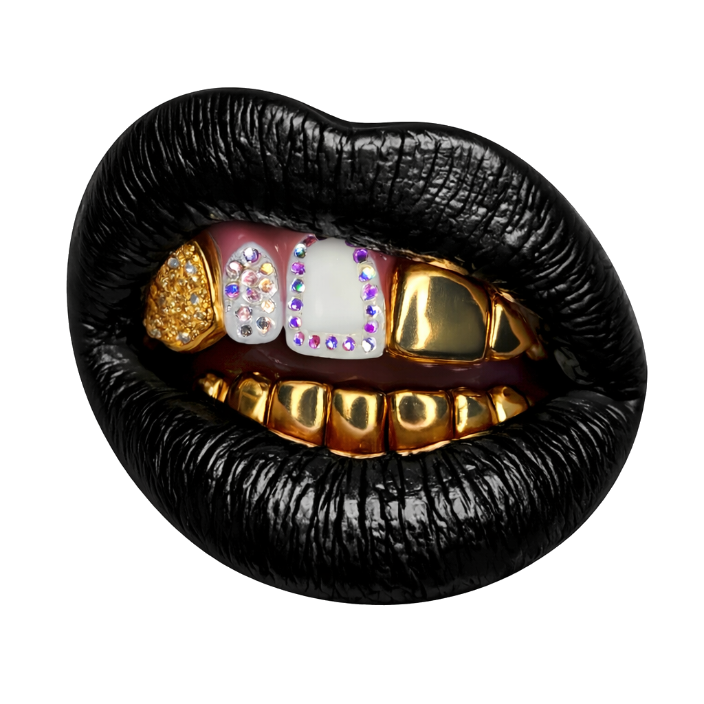 Boca con Grillz Gotico